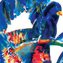 Load image into Gallery viewer, WILD SILK black cockatoo ink on rice paper artwork