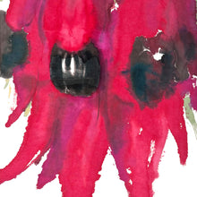 Load image into Gallery viewer, Original Artwork by Ian de Souza for Swainsona formosa: Sturt’s Desert Pea Scarf